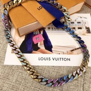 LV Multicolored Men Choker and Necklace