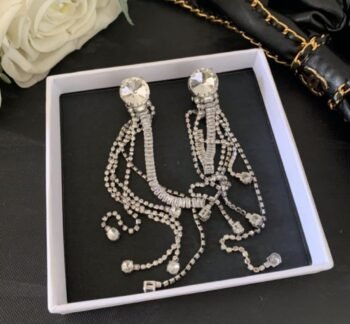 Miu Miu Pearlized Waterfall Earrings