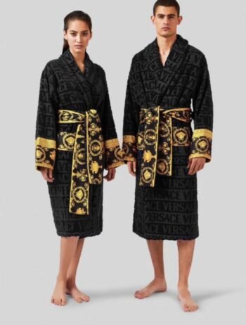 Versace-Baroque Cotton Bath Robe